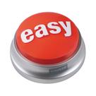 Easy Button Staples 606396 com 2 pilhas AAA incluídas Easy Button Staples 606396 com 2 pilhas AAA incluídas