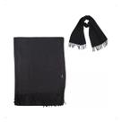 Echarpe Feminino Cachecol Manta Pashmina Lenço Xale Preto