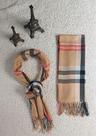 Echarpe Feminino Cachecol Manta Pashmina Xale Longo Xadrez