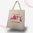 Eco Bag "Uma Benção Está a Caminho" - Estilo e Mensagem Especial para Gestantes!