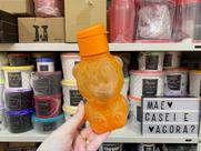 Eco Tupper Kids Garrafa 425 ml Leopardo Laranja