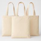 Ecobag Kit 3 Sacola Ecológica Lisa - 100% Algodão Cru Oferta Bolsa
