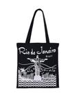 Ecobag Lembrança Rio De Janeiro Cristo Algodão Cru