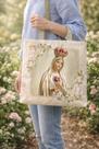 Ecobag Sacola de Nossa Senhora de Fátima de Tecido