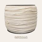 EcoFIO 100% Algodão 500g 3mm 4mm 5mm 8mm Crochê Macramê