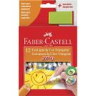 Ecolápis 12 Cores Jumbo Triangular Apontador Faber-castell