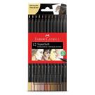 Ecolápis de Cor FABER-CASTELL Supersoft 12 Tons de Pele Ecolápis de Cor FABER-CASTELL Supersoft 12 Tons de Pele