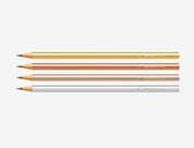 Ecolapis Grafite Glam Faber-Castell, 4 unidades