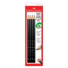Ecolápis Grafite HB Redondo com 4 unidades - Faber Castell