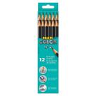Ecolápis Grafite Sextavado Preto Nº 2 HB com 12 Unidades - Multicolor