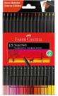 Ecolápis supersoft 15 cores quentes