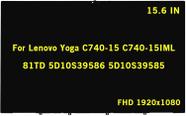 Ecrã para portátil GBOLE Lenovo Yoga C740-15 15,6" FHD IPS