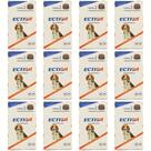 Ection Anti Pulgas, Carrapatos e Sarna - 24 Comprimidos Mastigáveis para Cães de 10-20kg