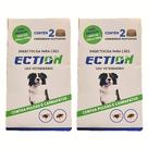 Ection Anti Pulgas, Carrapatos e Sarna - 4 Comprimidos Mastigáveis para Cães de 20-40kg