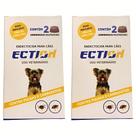 Ection Anti Pulgas, Carrapatos e Sarna - 4 Comprimidos Mastigáveis para Cães de 2,5-5kg