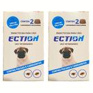 Ection Anti Pulgas, Carrapatos e Sarna - 4 Comprimidos Mastigáveis para Cães de 5-10kg