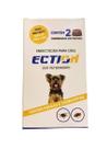 ECTION Anti Pulgas e Carrapatos para Cães e Gatos 2,5kg a 5kg Caixa com 2 Comprimidos