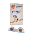 ECTION AntiCarrapato e AntiPulga Mastigável para Cães de 10kg a 20kg Caixa com 2 Unidades