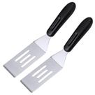 Edgnb Kit com 2 Espátulas Mini de Aço Inoxidável para Cozinha 19 cm