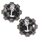 Edição limitada em preto e branco do Coin Fanattik Fallout Decision