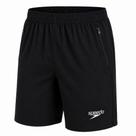Editar Bermuda Speedo Média Zíper Masculina - Preto