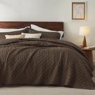 Edredão Bedsure Queen Size leve marrom para todas as estações
