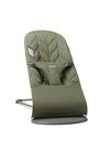 Edredão de pétalas de tecido Bouncer BabyBjörn Bouncer Bliss verde escuro