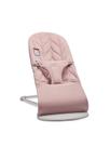 Edredão de pétalas de tecido rosa empoeirado Bouncer BabyBjörn Bliss Edredão de pétalas de tecido rosa empoeirado Bouncer BabyBjörn Bliss