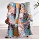 Edredão Greenland Home Carlie Modern Floral 50x60 polegadas