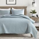 Edredão HORIMOTE HOME King Size em poliéster azul chambray