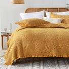 Edredão HORIMOTE HOME Yellow Ruffled Queen com fronhas
