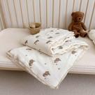 Edredão infantil BuLuTu 120 x 150 cm de algodão musselina macio, 0,7 kg