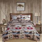 Edredão Oliven Black Bear Lodge Full/Queen com 2 fronhas
