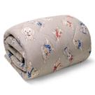 Edredom Buettner Casal Malha 100% Algodão Basic Estampado Dogs 180mx220m Cinza