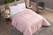Edredom Cama Casal Queen 2,20 X 2,40 Macio Rosê