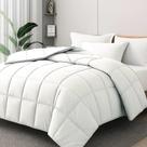 Edredom Camesa Ecopluma Solteiro 160x240 cm Branco 100% Poliéster