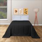 Edredom charme micropercal king - preto