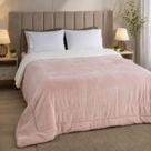 Edredom Coberdrom Casal Queen Dupla Face Sherpa Manta Soft Macio