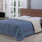 Edredom Coberdrom Queen Sherpa Dupla Face Percal 300 Fios - Conforto e Elegância