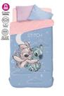 Edredom com Sherpa Solteiro Estampado Stitch 1,50 m x 2,20 m Com 1 peca