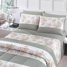 EDREDOM COT ROYAL PLUS SOLTEIRO VERDE PAMPULHA - 100% Algodão, Dupla Face, 2,50m x 2,40m