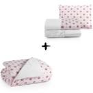 Edredom de Bebê Mini Cama Lençol 3 pçs com Elástico Moderno