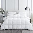 Edredom de cama egípcio Goose Feathers Pown White para todas as estações