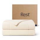 Edredom de resfriamento REST Evercool Twin/Twin XL Snow Ivory