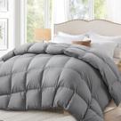 Edredom Globon Fluffy Down Queen Size 680 Fill Power Grey