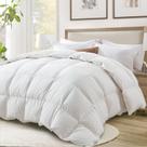 Edredom Globon, ultramacio, de penas queen size, branco