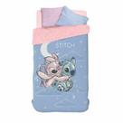 Edredom Infantil com Sherpa Solteiro Stitch Lepper