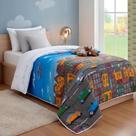 Edredom Infantil Dupla Face Happy Day Cidade 160x245 Sultan