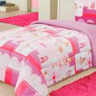Edredom Infantil Solteiro Dupla Face Kids Estampado