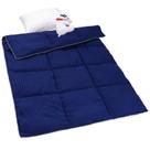 Edredom infantil ZPECC 99x120 cm com listra azul hipoalergênica